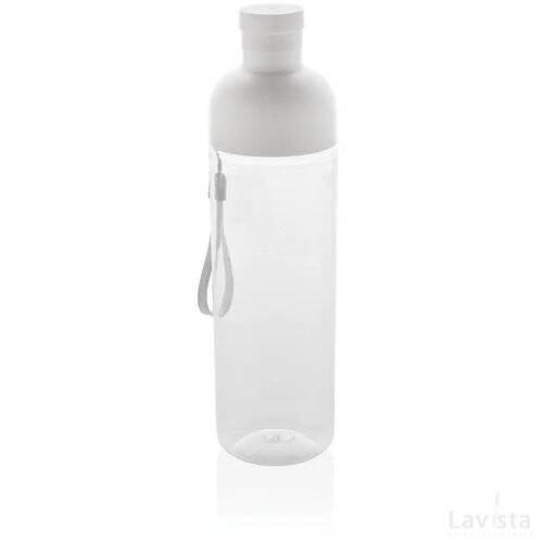 Impact RCS gerecyclede PET lekvrije waterfles 600 ml wit