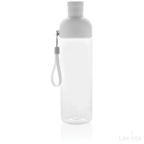 Impact RCS gerecyclede PET lekvrije waterfles 600 ml wit