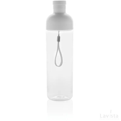 Impact RCS gerecyclede PET lekvrije waterfles 600 ml wit