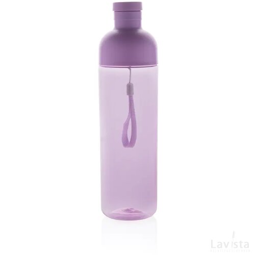 Impact RCS gerecyclede PET lekvrije waterfles 600 ml paars