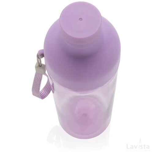 Impact RCS gerecyclede PET lekvrije waterfles 600 ml paars