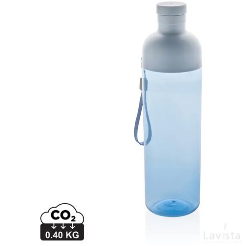 Impact RCS gerecyclede PET lekvrije waterfles 600 ml blauw