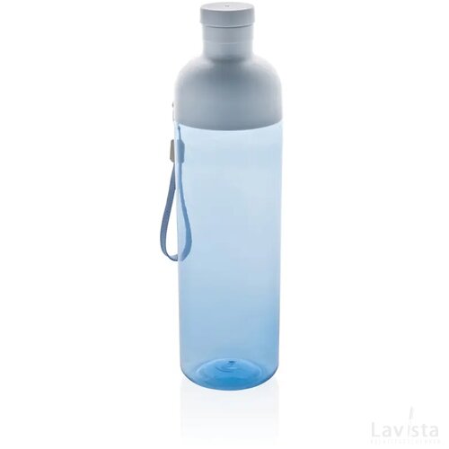 Impact RCS gerecyclede PET lekvrije waterfles 600 ml blauw