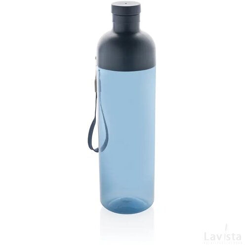 Impact RCS gerecyclede PET lekvrije waterfles 600 ml donkerblauw