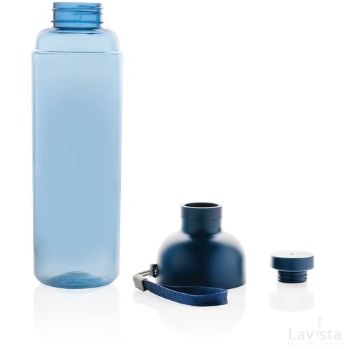 Impact RCS gerecyclede PET lekvrije waterfles 600 ml donkerblauw