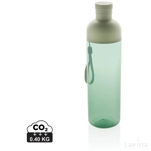 Impact RCS gerecyclede PET lekvrije waterfles 600 ml groen
