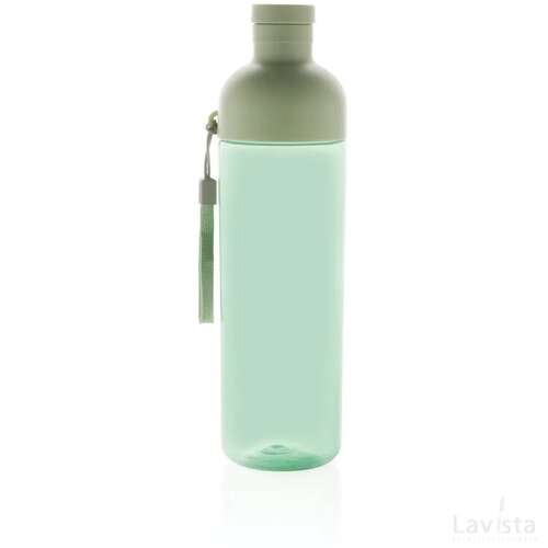 Impact RCS gerecyclede PET lekvrije waterfles 600 ml groen
