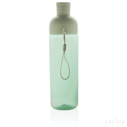 Impact RCS gerecyclede PET lekvrije waterfles 600 ml groen
