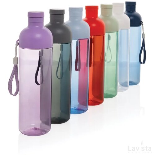 Impact RCS gerecyclede PET lekvrije waterfles 600 ml rood