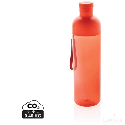 Impact RCS gerecyclede PET lekvrije waterfles 600 ml rood