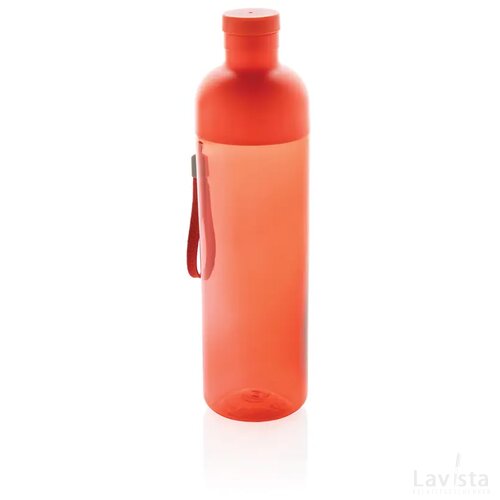 Impact RCS gerecyclede PET lekvrije waterfles 600 ml rood