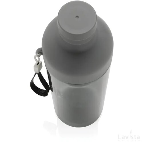 Impact RCS gerecyclede PET lekvrije waterfles 600 ml zwart