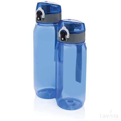 Yide RCS Gerecyclede PET lekvrije afsluitbare fles 800ml blauw