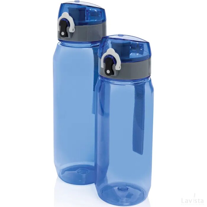Yide RCS Gerecyclede PET lekvrije afsluitbare fles 800ml blauw