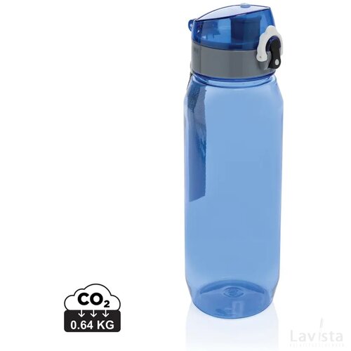 Yide RCS Gerecyclede PET lekvrije afsluitbare fles 800ml blauw