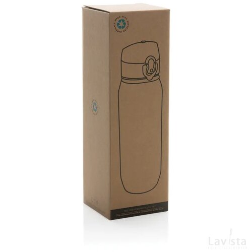 Yide RCS Gerecyclede PET lekvrije afsluitbare fles 800ml blauw