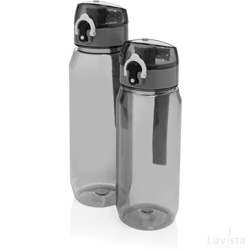 Yide RCS Gerecyclede PET lekvrije afsluitbare fles 800ml zwart