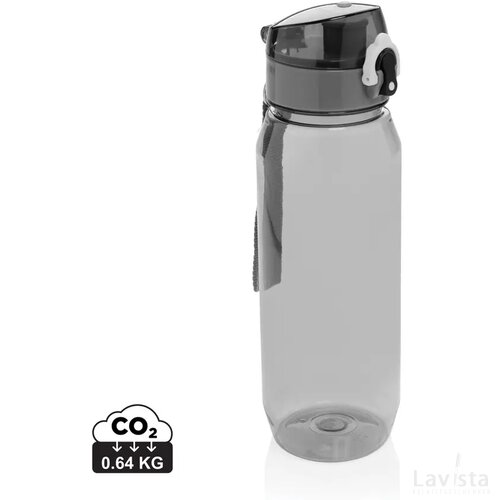 Yide RCS Gerecyclede PET lekvrije afsluitbare fles 800ml zwart