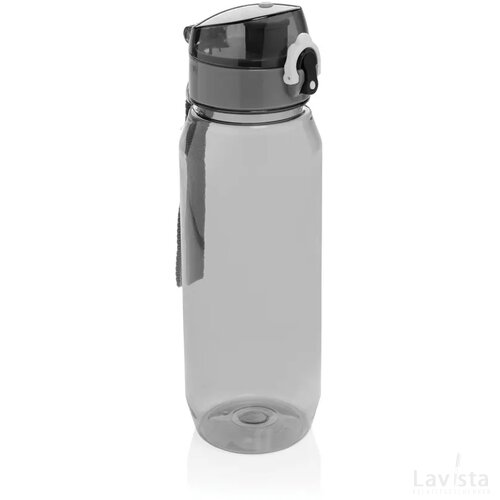 Yide RCS Gerecyclede PET lekvrije afsluitbare fles 800ml zwart