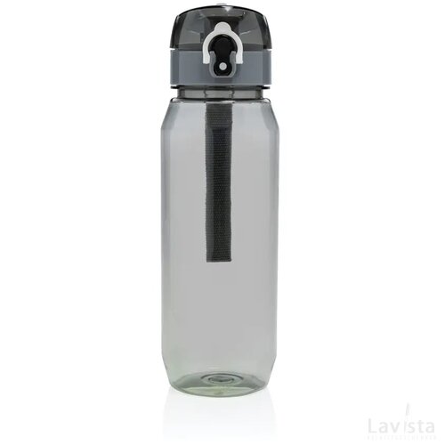 Yide RCS Gerecyclede PET lekvrije afsluitbare fles 800ml zwart