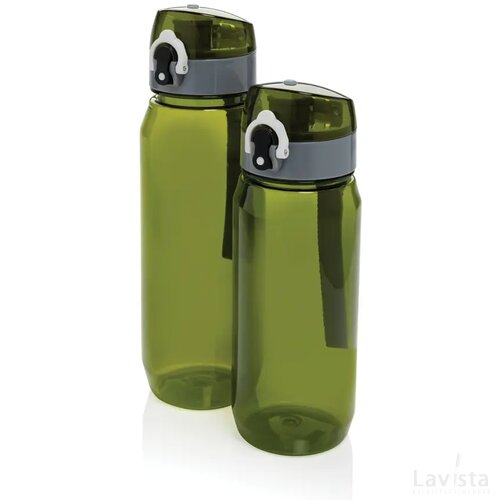 Yide RCS Gerecyclede PET lekvrije afsluitbare fles 800ml groen