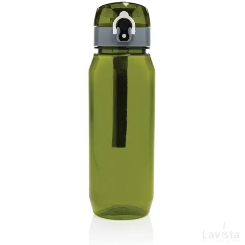 Yide RCS Gerecyclede PET lekvrije afsluitbare fles 800ml groen