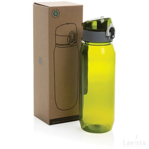 Yide RCS Gerecyclede PET lekvrije afsluitbare fles 800ml groen