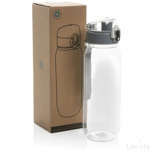 Yide RCS Gerecyclede PET lekvrije afsluitbare fles 800ml transparant