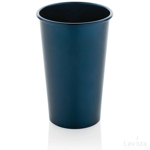 Alo RCS recycled aluminium lichtgewicht beker 450 ml. donkerblauw