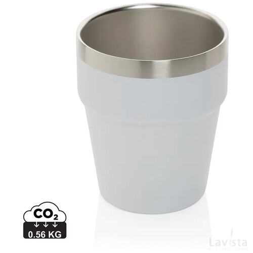 Clark RCS dubbelwandige koffie beker 300ML wit