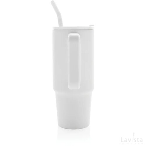 Embrace deluxe RCS recycled RVS drinkbeker 900ml wit