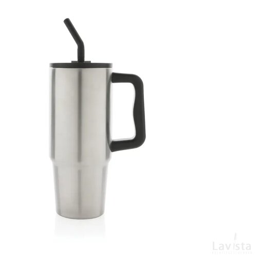 Embrace deluxe RCS recycled RVS drinkbeker 900ml zilver