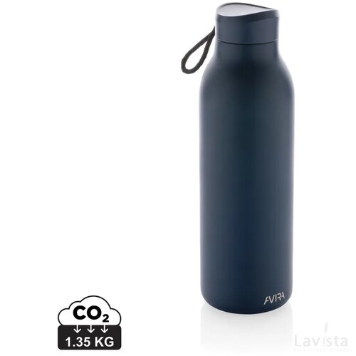 Avira Avior RCS gerecycled roestvrijstalen fles 500 ML donkerblauw