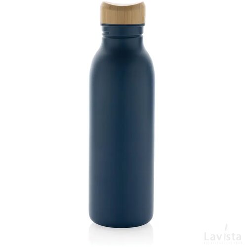 Avira Alcor RCS gerecycled RVS enkelwandige waterfles 600ML donkerblauw