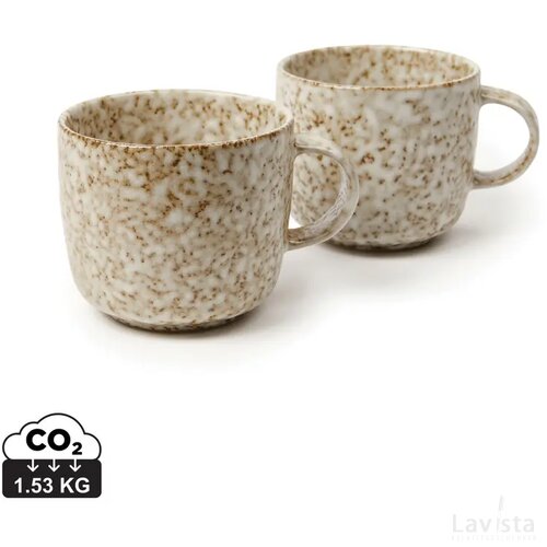 VINGA Nuvem mok, set van 2 stuks beige