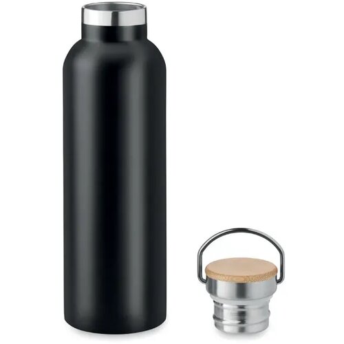 Dubbelwandige thermosfles 750ml Helsinki med zwart