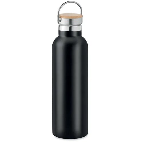 Dubbelwandige thermosfles 750ml Helsinki med zwart