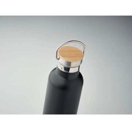 Dubbelwandige thermosfles 750ml Helsinki med zwart