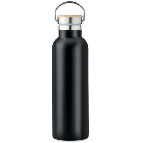 Dubbelwandige thermosfles 750ml Helsinki med zwart