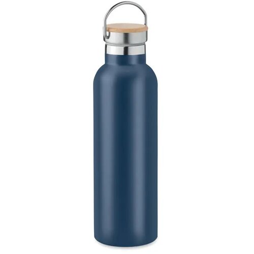 Dubbelwandige thermosfles 750ml Helsinki med marineblauw
