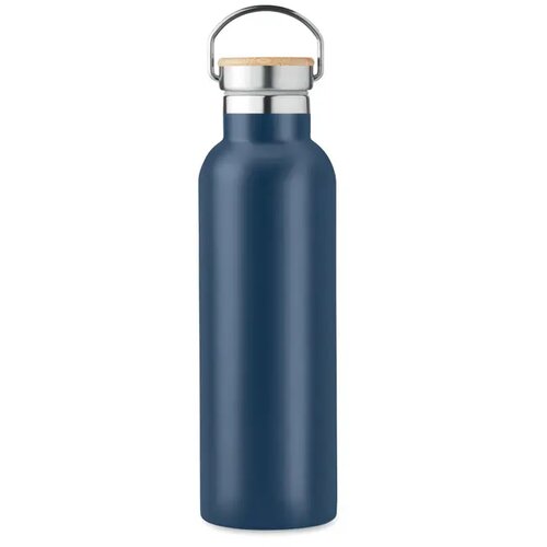 Dubbelwandige thermosfles 750ml Helsinki med marineblauw