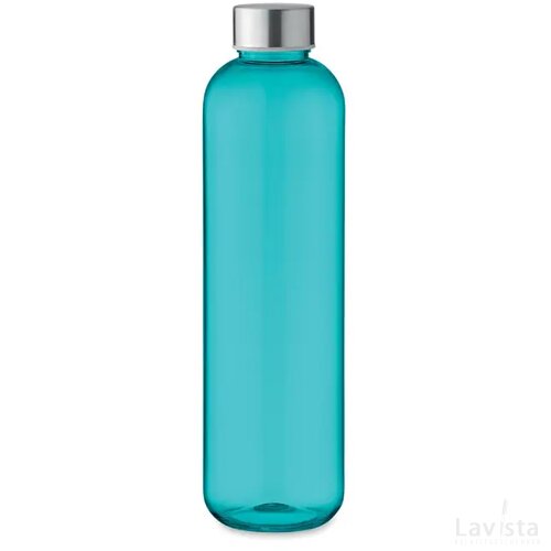 Tritan fles 1l Utah top transparant blauw