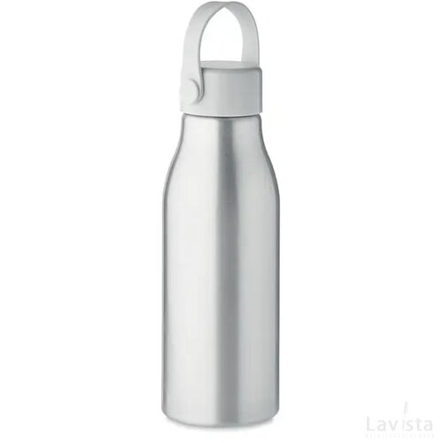 Aluminium fles 650ml Naidon mat zilver
