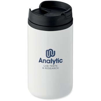 Dubbelwandige thermosbeker (250 ml) Wit