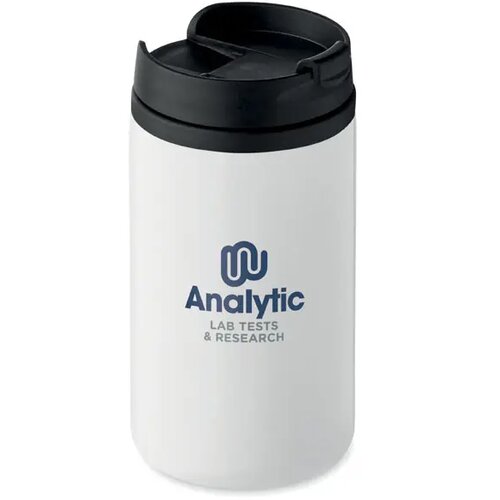 Dubbelwandige thermosbeker Wit 250 ml