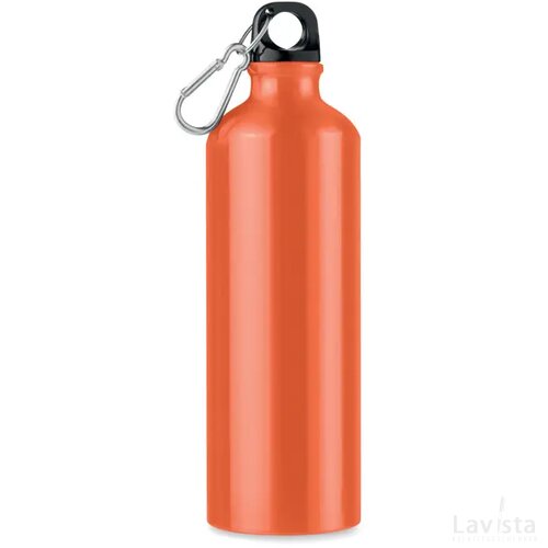 Aluminium fles 750 ml Big moss oranje