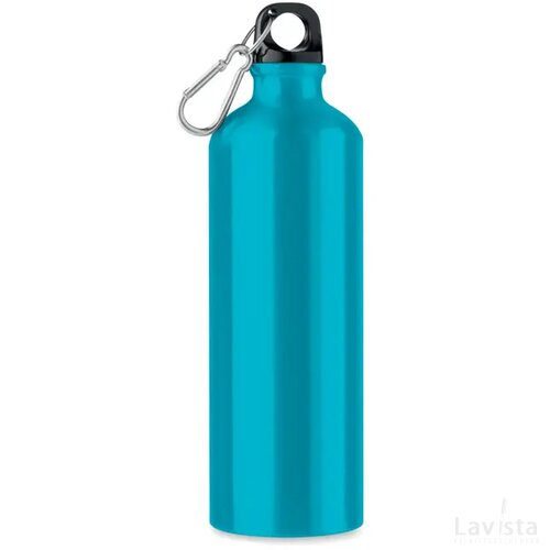 Aluminium fles 750 ml Big moss turquoise