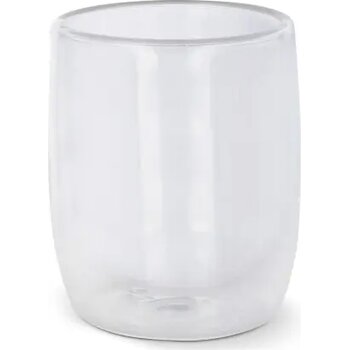 Dubbelwandig koffieglas Marian 230 ml transparant