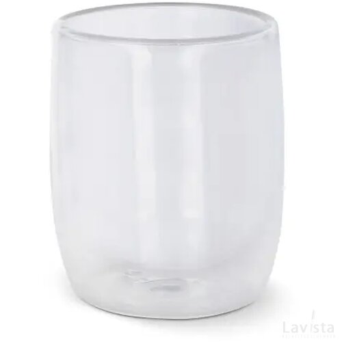 Dubbelwandig koffieglas Marian 230 ml transparant