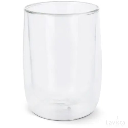 Dubbelwandig koffieglas Marian 320 ml transparant